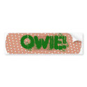 Owie! Bumper Sticker bumper stickers by sagrundman Owie! Bumper Sticker bumper stickers