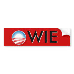Owie bumpersticker