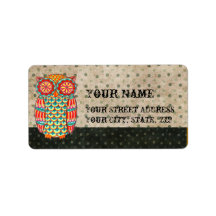 Owl Address Labels