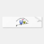 Owl always love you, cute Owls Art Bumper Sticker