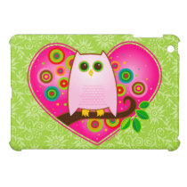 Owl Always Love You - Pink & Green iPad Mini Case ipad mini cases