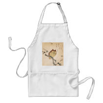 Owl and magnolia – Kobushi ni mimizuku Apron