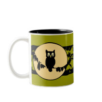 Owl and Moon Mug