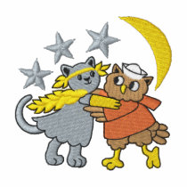 Owl and Pussycat embroidered shirts by ZazzleEmbroidery Owl and Pussycat embroidered shirts