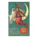 Owl and Witch posters by vintagehalloween Owl and Witch posters