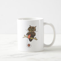 owl and yarn knifty knitter coffee mugs