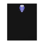 Owl at Night. Blue, Black. flyers