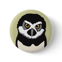 Owl Badge buttons by webofcolour Owl Badge buttons