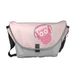 Owl be listening to music courier bag