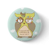 Owl Be Missing You buttons
