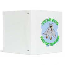 owl vinyl binders