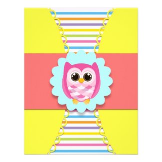 Owl Birthday Invitation for Kids
