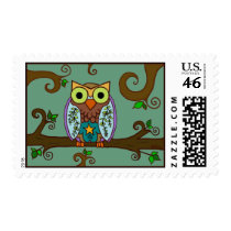 Owl Branch Stamp