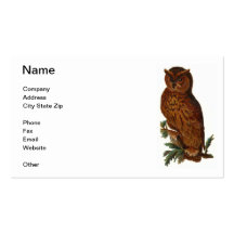Owl Business Card