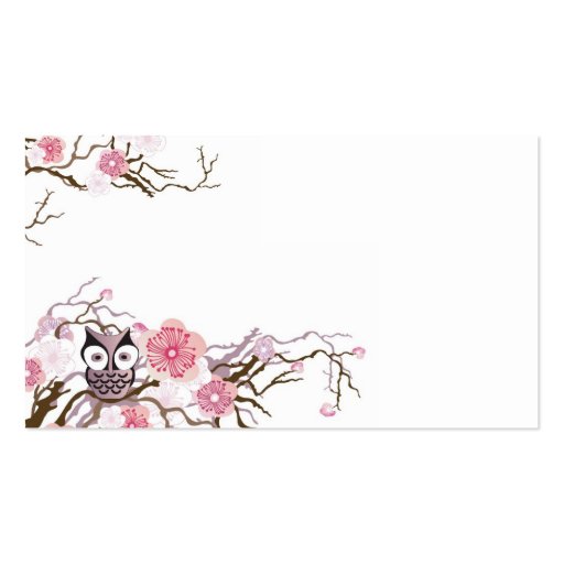 Owl Business Card (front side)