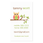 Owl business card  (#BUS002)