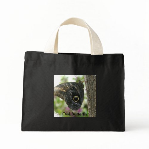 Owl Butterfly on Tree bag