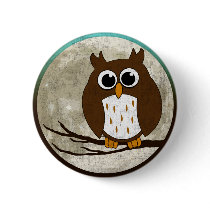 Owl Button
