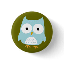 Owl Pinback Buttons