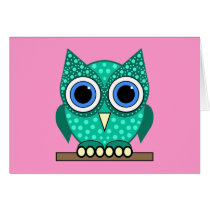 owl greeting cards