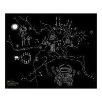 Owl Cave Map - Twin Peaks posters by Ubiko Owl Cave Map - Twin Peaks posters