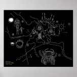 Owl Cave Map - Twin Peaks Posters
