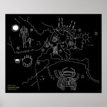 Owl Cave Map - Twin Peaks Posters