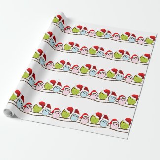 Owl Christmas Paper Gift Wrapping Paper