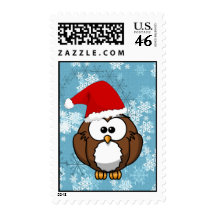 Owl Christmas Postage