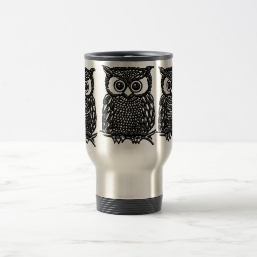Owl Coffee mug, Travel mug or frosted mug cups Zazzle