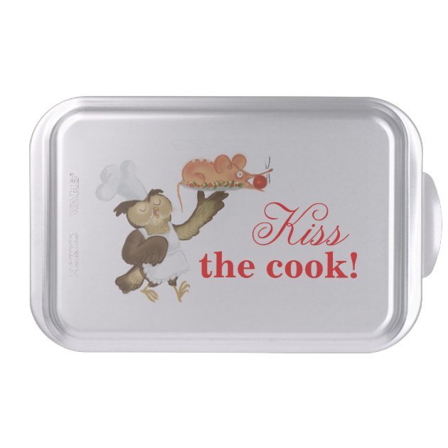Owl cook rat kiss the cook cake pan