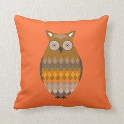 Owl Cushion Throw Pillows