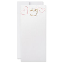 Owl Doodle rack cards