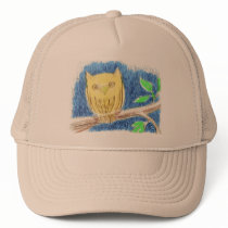 Owl Drawing Hat