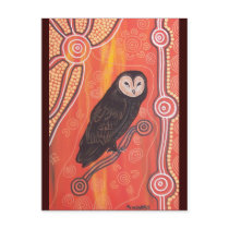 Owl Dreaming Post Card