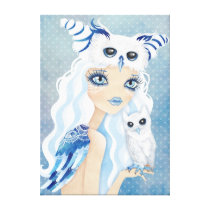 Owl Duchess Wrapped Canvas Art Print canvas prints