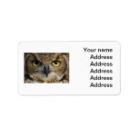 Owl Eyes Personalized Address Labels