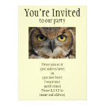 Owl Eyes Personalized Invitation