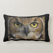 Owl Eyes Throw Pillows