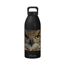Owl Eyes Water Bottles