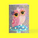Owl Fairy Princess Valentine's Day Card