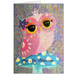 Owl Fairy Princess Valentine's Day Card