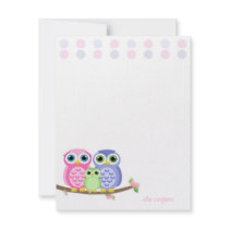 Owl Family Invitations