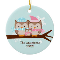 Owl Family Ornaments