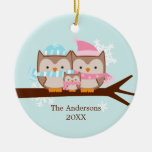 Owl Family Ornaments