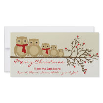Owl Family photo cards by litabug Owl Family photo cards