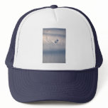 Owl feather imprint in the snow mesh hats