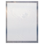 Owl feather imprint in the snow custom letterhead