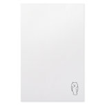 Owl - Fun cute simple totem ink line drawing art stationery
