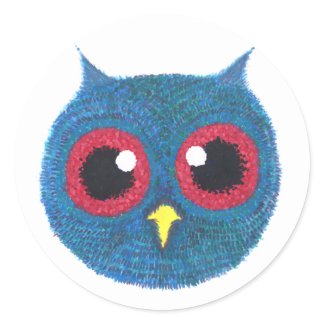 Owl Head sticker
